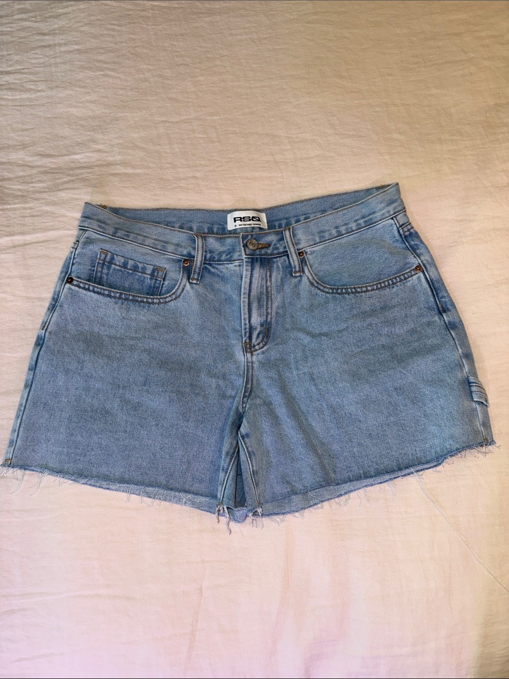 RSQ Womens Low Rise Baggy Carpenter Shorts